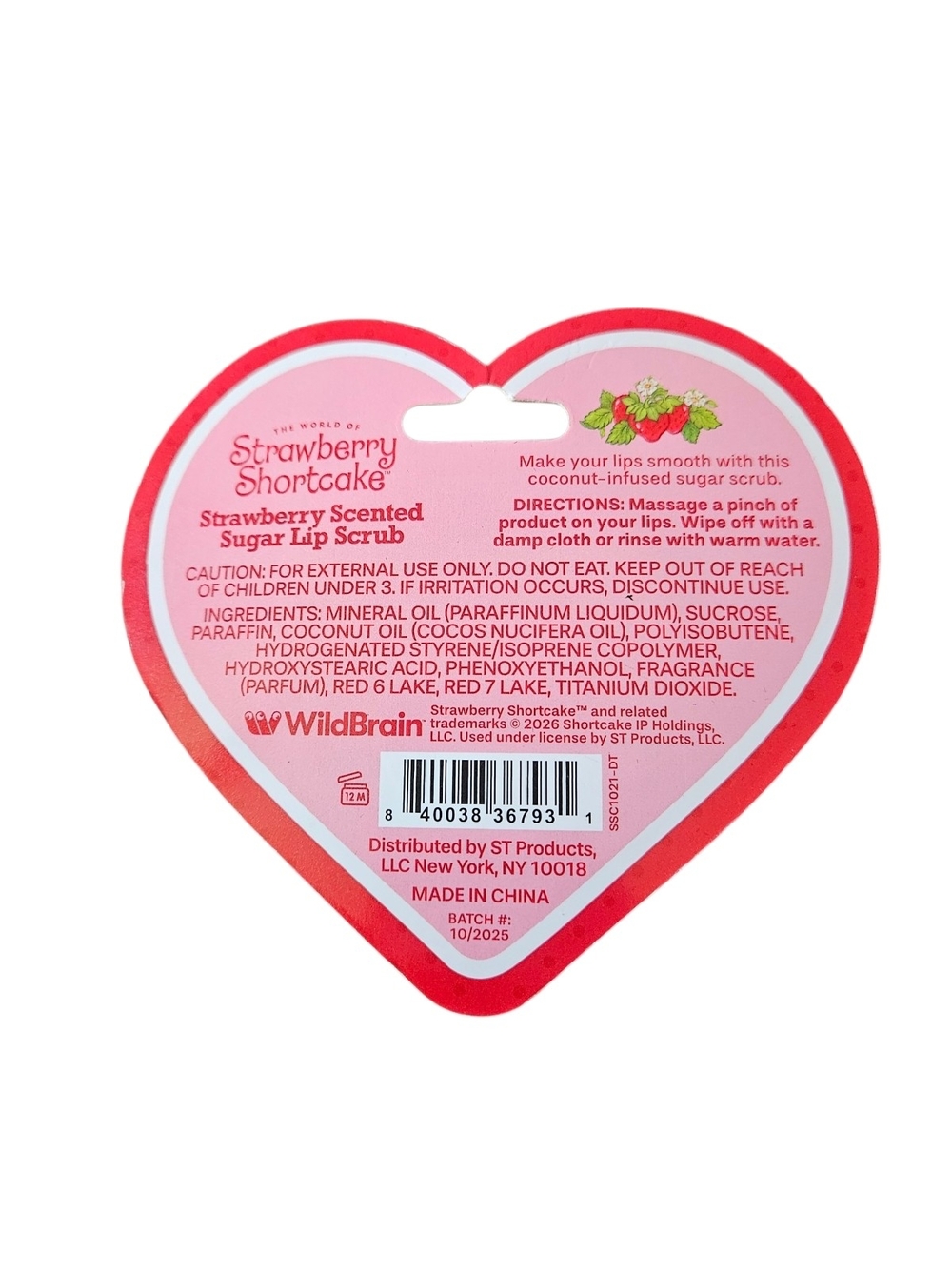 Strawberry Shortcake Sugar Lip Scrub - Picture 2 of 2